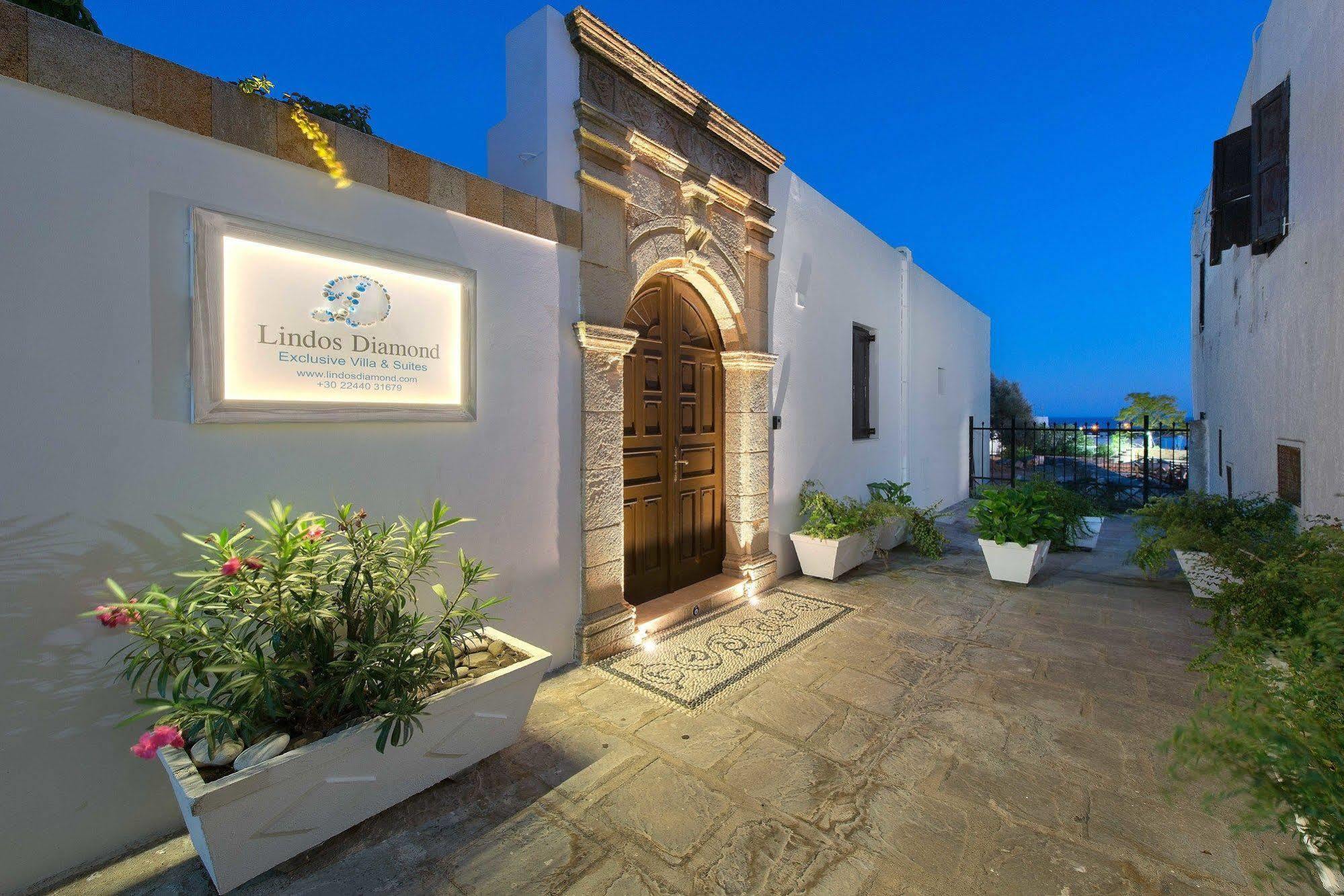Lindos Diamond Exclusive Villa Exterior photo